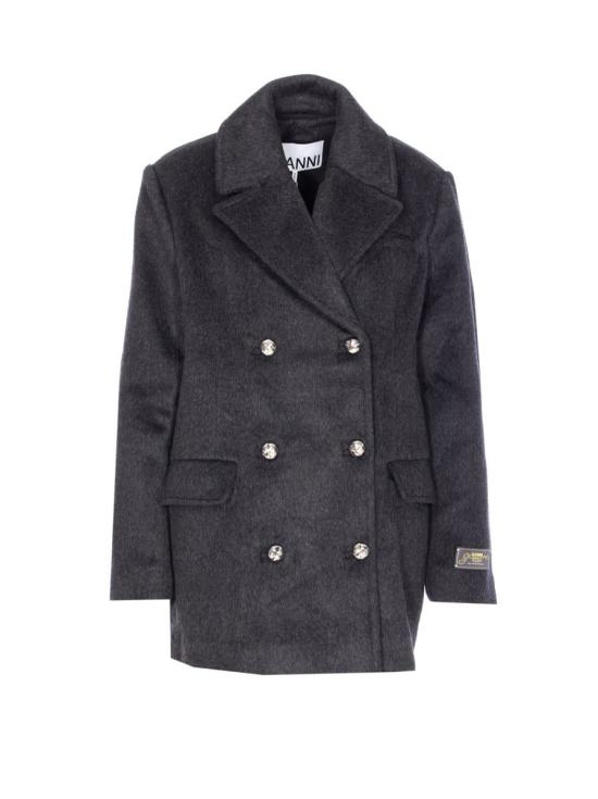 25FW 가니 더블 브레스트 자켓  W0567252 GREY