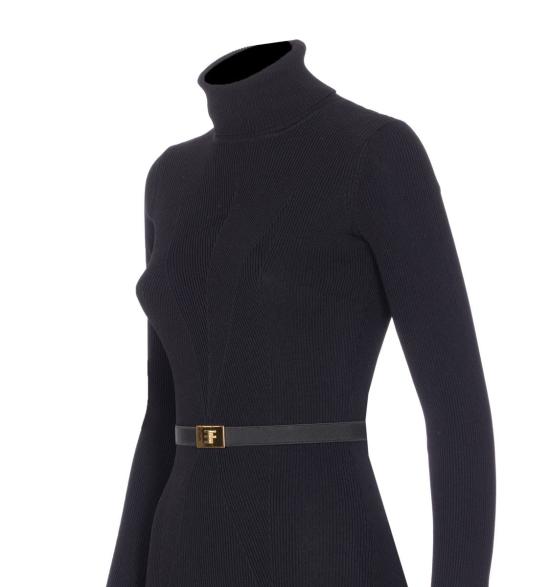 25FW 엘리자베타프랜치 원피스 AM07B56E2110 Black - ELISABETTA FRANCHI