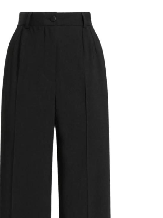 25FW 돌체앤가바나 스트레이트 팬츠 FTBM0TGDC7QN0000 Black - DOLCE & GABBANA