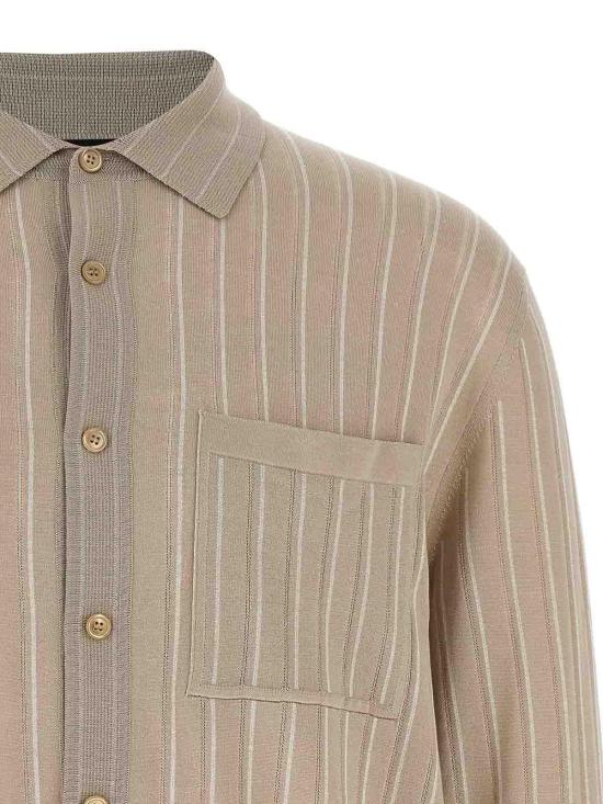 26SS 브리오니 긴팔 셔츠 UMRM0LPCK129790 Beige - BRIONI