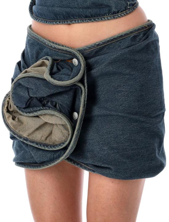 25FW 마그다뷰트림 숏 스커트 311725 VNTG BLUE VINTAGE BLUE - MAGDA BUTRYM