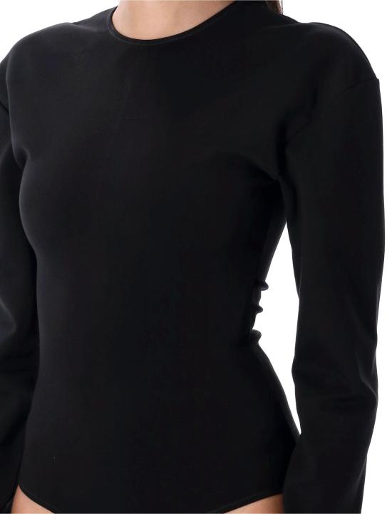 25FW MM6 메종마르지엘라 긴팔 티셔츠 S62NA0083M20151 900 BLACK - MM6 MAISON MARGIELA