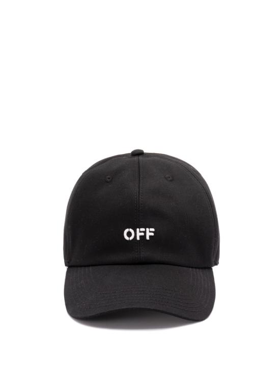 25FW 오프화이트 모자 OMLA04AC99FAB003 Black