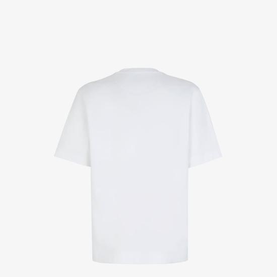 25SS 펜디 코튼 티셔츠 FY0936ARYR F0QA0 WHITE - FENDI