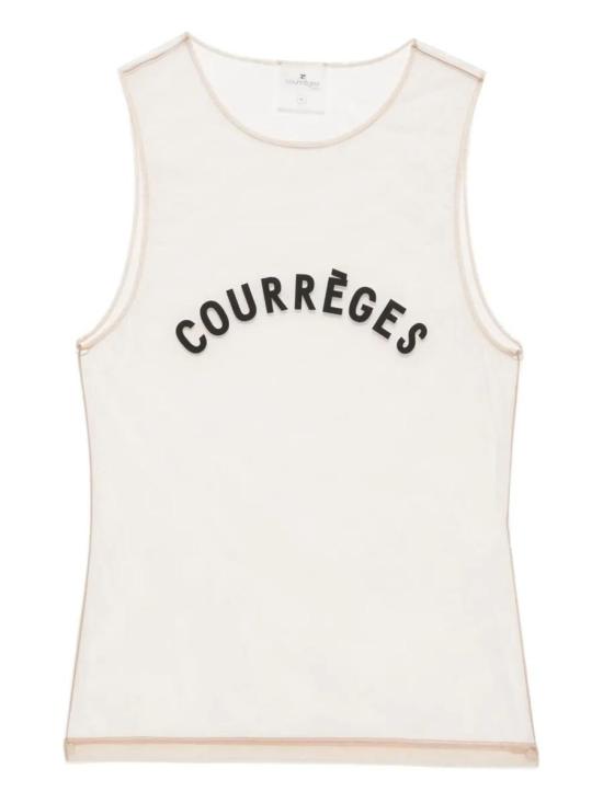 25FW 쿠레쥬 민소매 티셔츠 325JTO459PA0140 1007 Beige