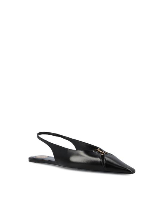 25FW 생로랑 플랫 슈즈 800240AAEHI1000 AI25 Black - SAINT LAURENT