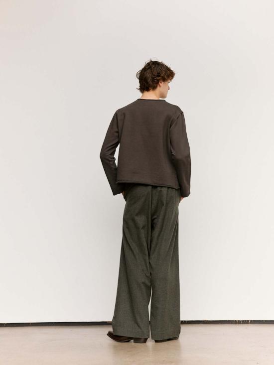  가브리엘라 콜 가먼츠 스웨터 No.317 오가닉 코튼 플리스 탑 - GABRIELA COLL GARMENTS