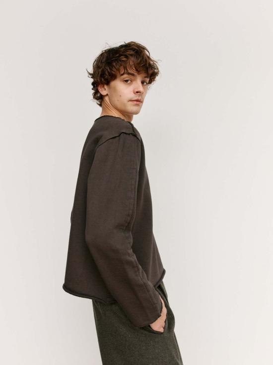  가브리엘라 콜 가먼츠 스웨터 No.317 오가닉 코튼 플리스 탑 - GABRIELA COLL GARMENTS