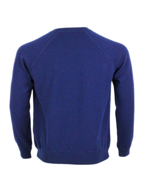 25FW 말로 스웨터 UMA009F10K02E3489 BLUE - MALO