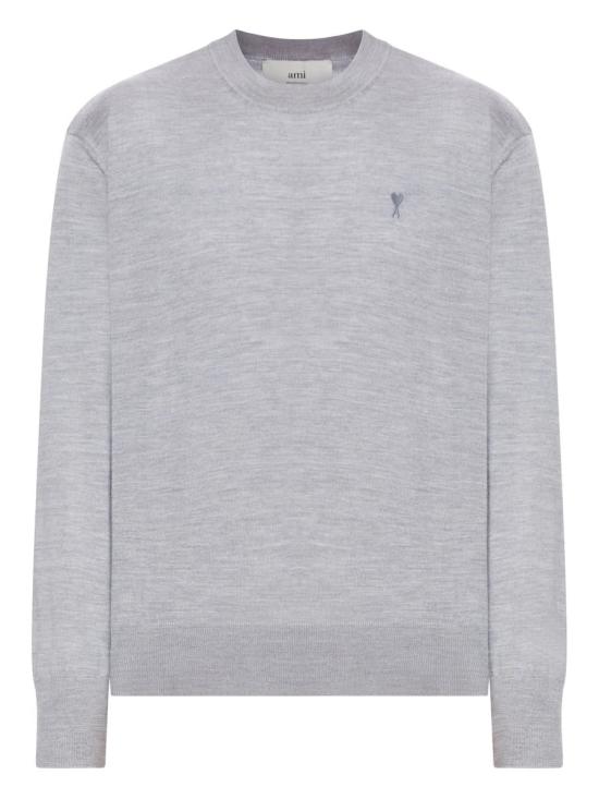 25FW 아미 스웨터 HKS834KN0066 61734 050 GREY