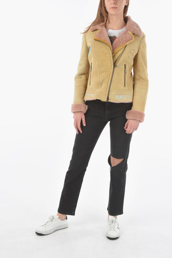  히스토리 리피츠 무스탕 H35C30R13 SH501 654 Beige - HISTORY REPEATS