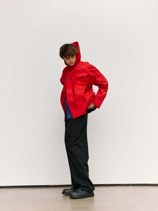  맨틀 자켓 R19 Y3 와라타 나일론 길 재킷 - MAN-TLE