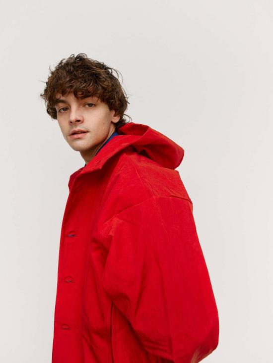  맨틀 자켓 R19 Y3 와라타 나일론 길 재킷 - MAN-TLE