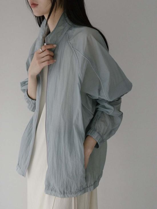  더 엔케이씨 스토어 자켓 Nkc 스토어 하이 칼라 지퍼 재킷 - The NKC Store