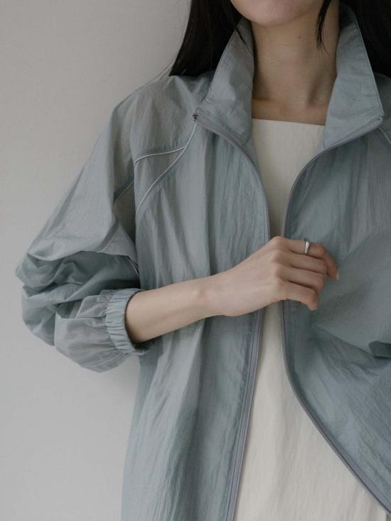  더 엔케이씨 스토어 자켓 Nkc 스토어 하이 칼라 지퍼 재킷 - The NKC Store