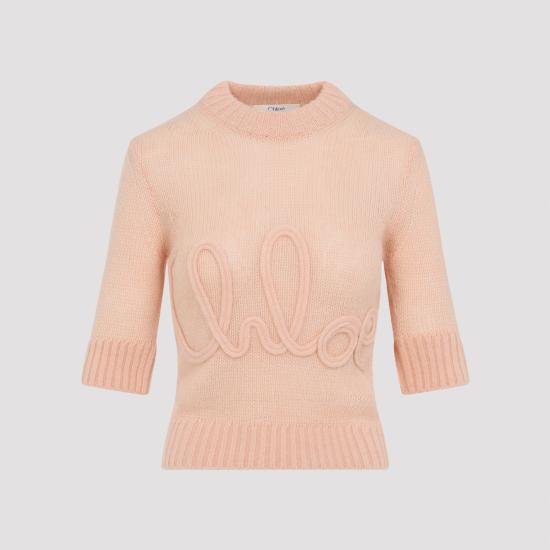 25FW 끌로에 스웨터 CH25UMP26740 81L PEACH ORANGE - CHLOE