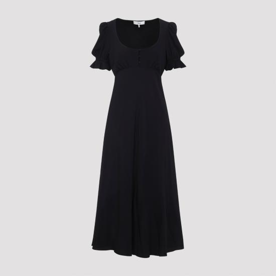 25FW 끌로에 롱 원피스 CH25ARO46118 001 BLACK - CHLOE