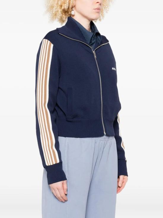 25FW 오트리 긴팔 티셔츠 A2UNJAPWB7KB KNIT BLUE - AUTRY