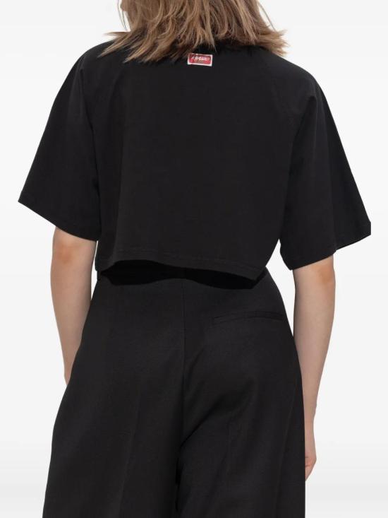 25FW 겐조 반팔 티셔츠 FF62TS0514SG BLACK - KENZO