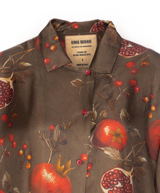 25FW 우마 왕 셔츠 UP1001 UW067 Brown - UMA WANG
