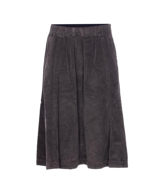 25FW 트루 에비뉴 미디 스커트 GARDEN DARK BROWN Brown