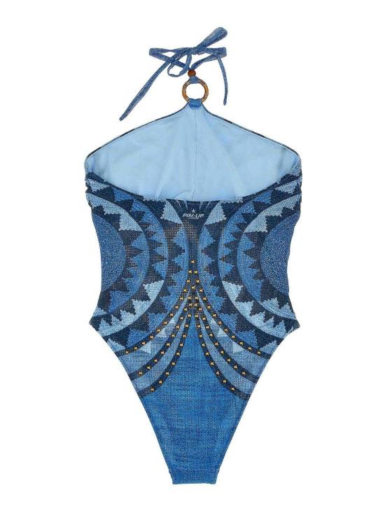  핀업스타 원피스 PF072I004 Blue - PIN UP STARS