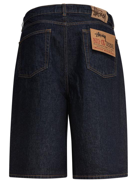 25FW 스투시 숏팬츠 112296T0737 RISED INDIGO Blue - STUSSY