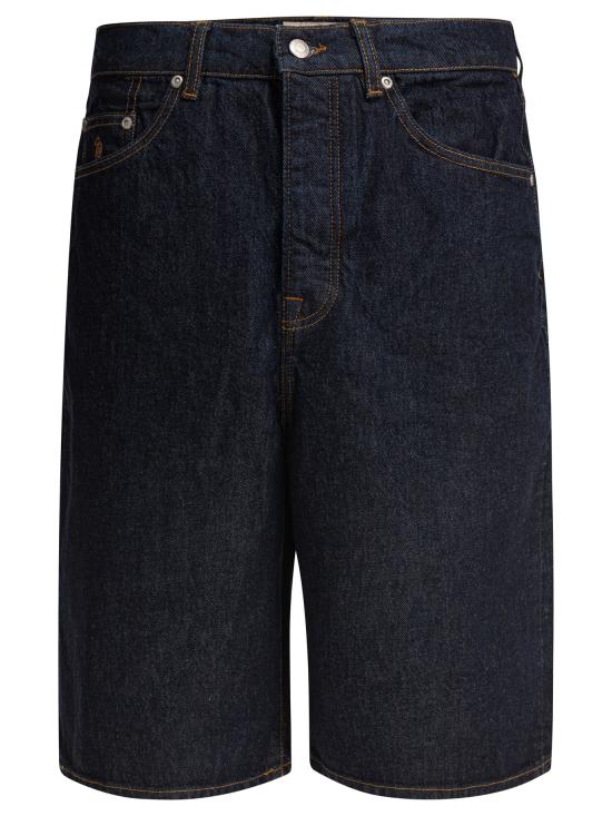 25FW 스투시 숏팬츠 112296T0737 RISED INDIGO Blue