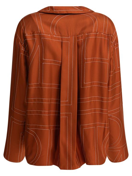 25FW 토템 블라우스/셔츠 241 WRT976 FB0089161 Brown - TOTEME