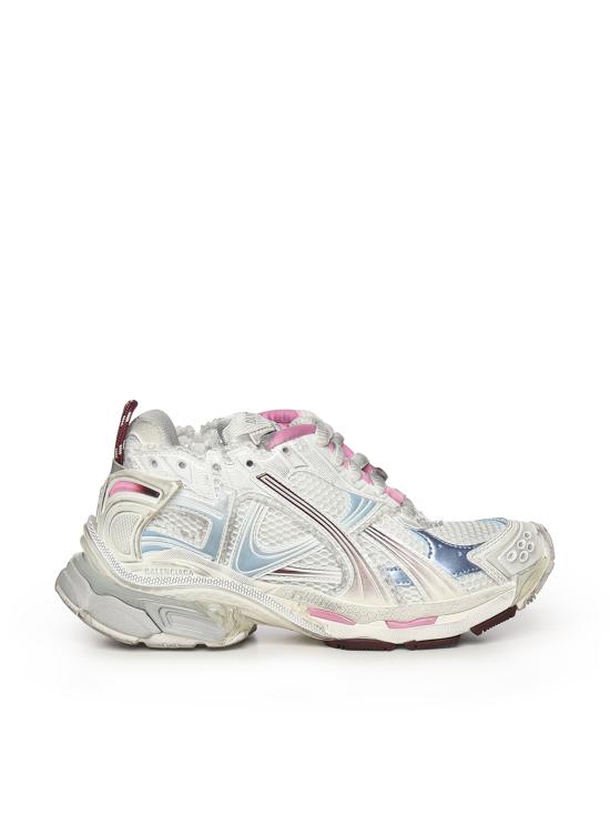 26SS 발렌시아가 러너 스니커즈 772767 WRUNG9245 WHITE PINK BLUE