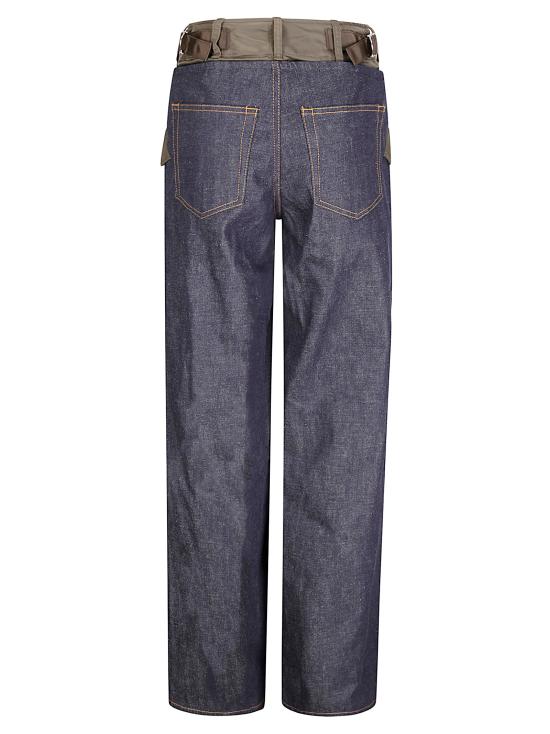 25FW 사카이 데님 팬츠 2507965 489 INDIGO D KHAKI - SACAI