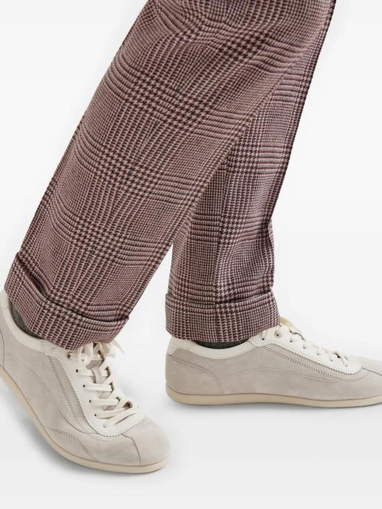 25FW 브루넬로 쿠치넬리 슬림 아웃솔 워시드 스웨이드 스니커즈 MZUSIGD337CIN78 - BRUNELLO CUCINELLI