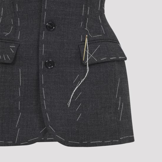 25FW 모스키노 베스트 252D1001 5417 3500 GREY - MOSCHINO