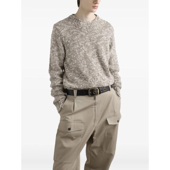 25FW 돌체앤가바나 스웨터 GXXA9T JAM8G S8232 NEUTRALS WHITE - DOLCE & GABBANA