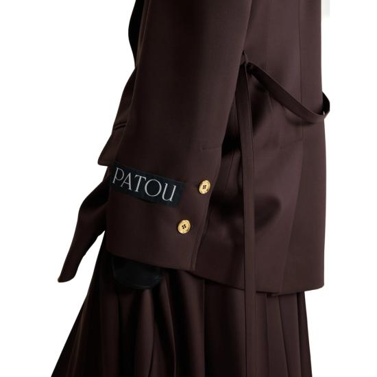 25FW 파투 수트 자켓 JA0610103 812B BROWN - PATOU