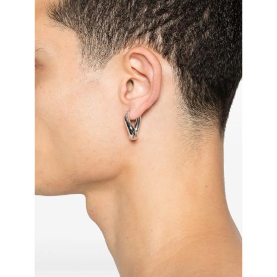 25FW 톰우드 이어링 101419 TWIST HOOP SILVER - TOM WOOD