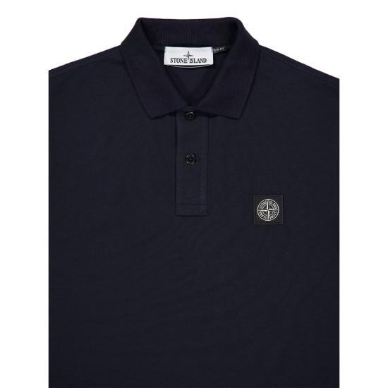 25FW 스톤 아일랜드 폴로 티셔츠 152200005 S0017 V0020 BLUE - STONE ISLAND