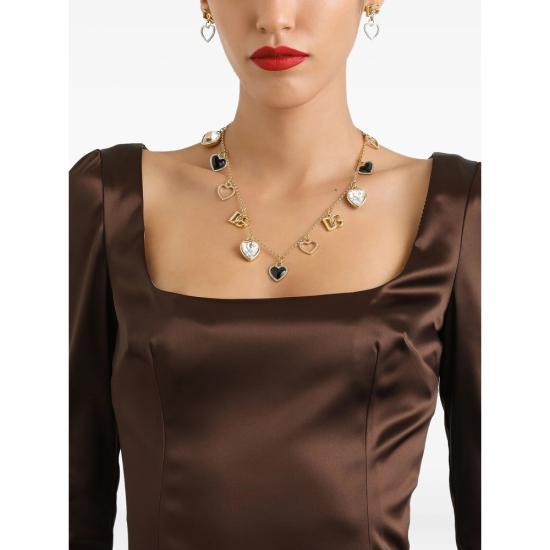 25FW 돌체앤가바나 미디 원피스 F6TYGT FURAD M0694 BROWN - DOLCE & GABBANA