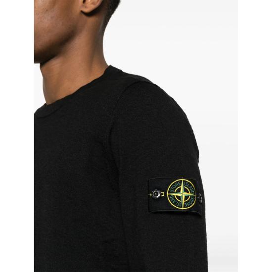 25FW 스톤 아일랜드 스웨터 155100052 S00C2 V0029 BLACK - STONE ISLAND