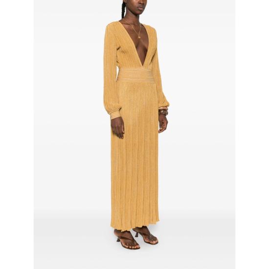 25FW 안토니오발렌티 롱 원피스 1100AV AERICURA 403 YELLOW - ANTONINO VALENTI