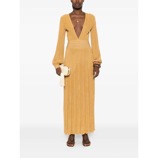 25FW 안토니오발렌티 롱 원피스 1100AV AERICURA 403 YELLOW - ANTONINO VALENTI
