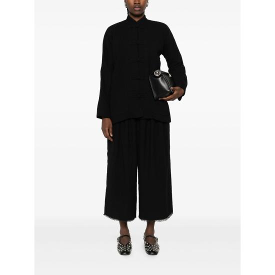 25FW 우마 왕 팔라초 팬츠 UP3007 UW900 BLACK - UMA WANG