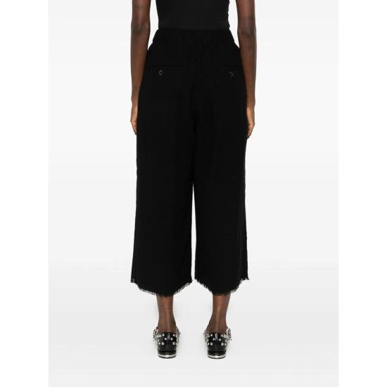 25FW 우마 왕 팔라초 팬츠 UP3007 UW900 BLACK - UMA WANG