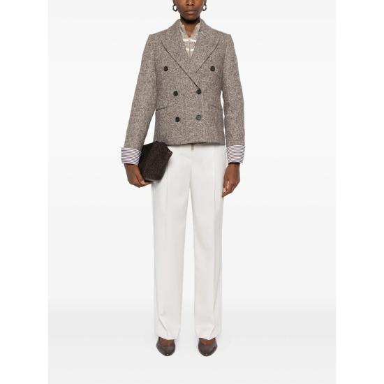 25FW 브루넬로 쿠치넬리 수트 자켓 MG5317349 C6321 BROWN - BRUNELLO CUCINELLI