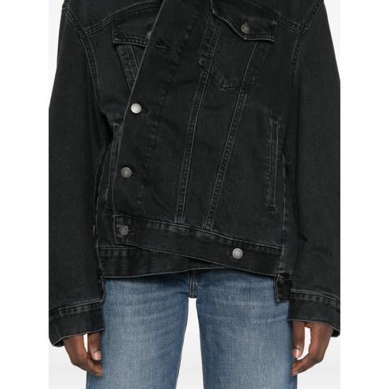 25FW 하이쿠레 데님 자켓 HEW09118 DF173 L0854 BLACK - HAIKURE