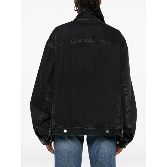 25FW 하이쿠레 데님 자켓 HEW09118 DF173 L0854 BLACK - HAIKURE
