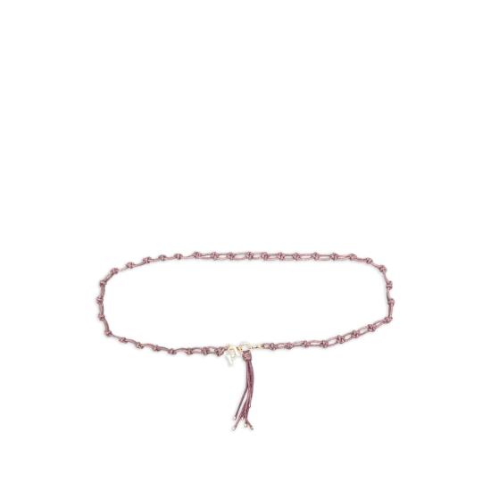 25FW 로산티카 슬림 벨트 B17705 CAPRI STRA MAUVE PINK