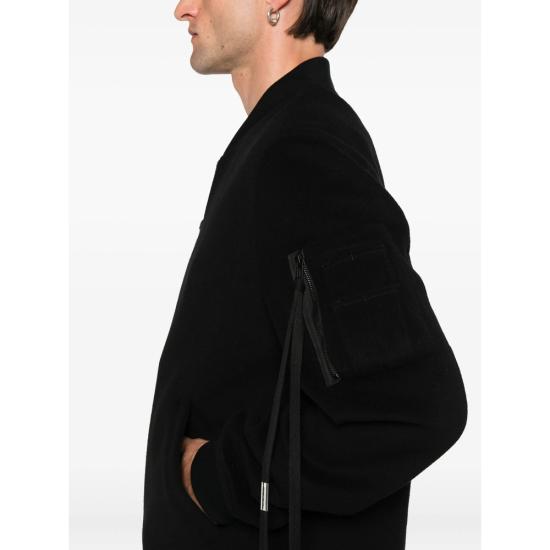 25FW 앤 드뮐미스터 봄버 자켓 B0012390 FA229 099 BLACK - ANN DEMEULEMEESTER