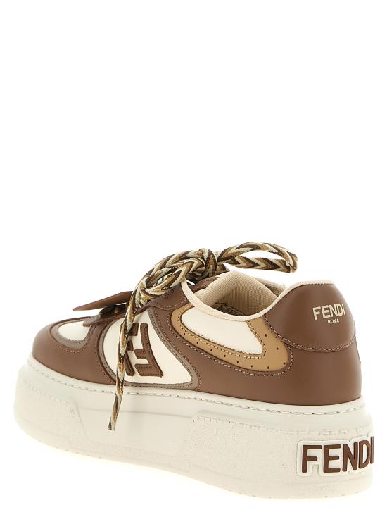 25FW 펜디 매치 소프트 레더 로우탑 스니커즈 8E8721AY9NF1TO6 Multicolor - FENDI