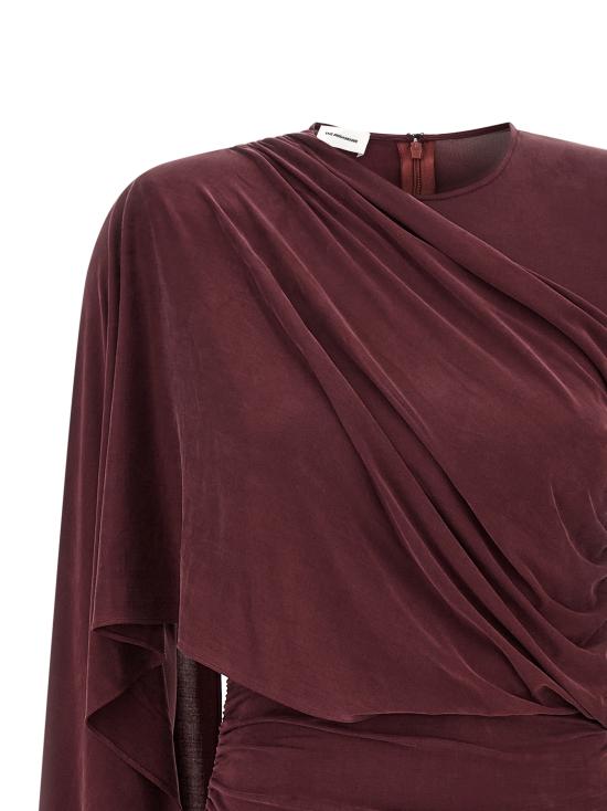 25FW 안다마네 숏 원피스 T180119BTJV045ROUGENOIR Bordeaux - ANDAMANE